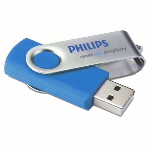 USB Stick Twist,  blauw