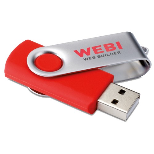 USB Stick Twist,  rood